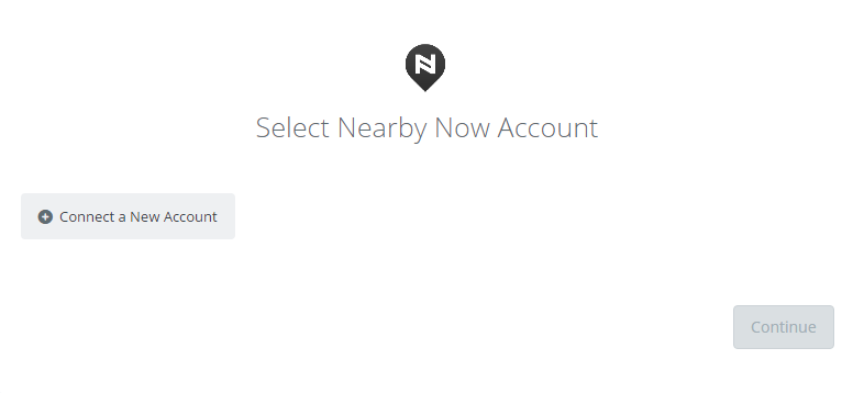 Nearby Now Admin Portal Storefront Account Settings Page
